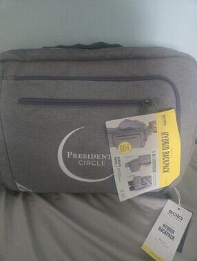 President's Circle Gray Hybrid Backpack includes "The Smart Notebook," Yeti mug